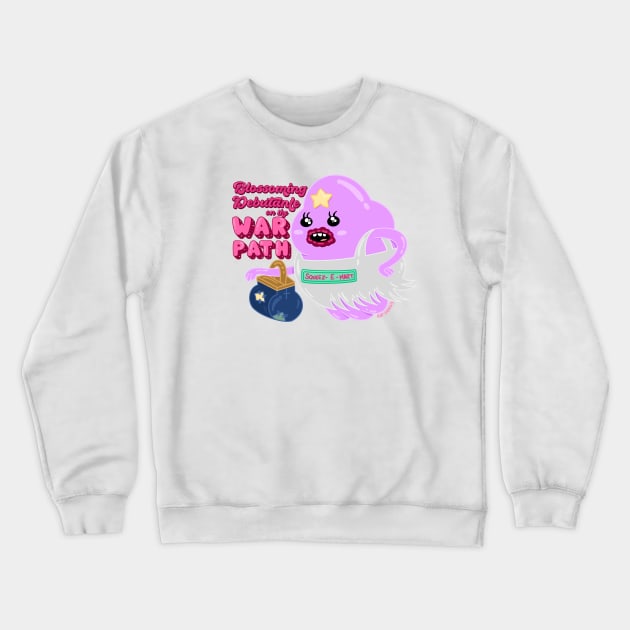 Lumpy Space Princess Blossoming Debutante Crewneck Sweatshirt by HofDraws